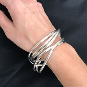 Silver Bangle Bracelet